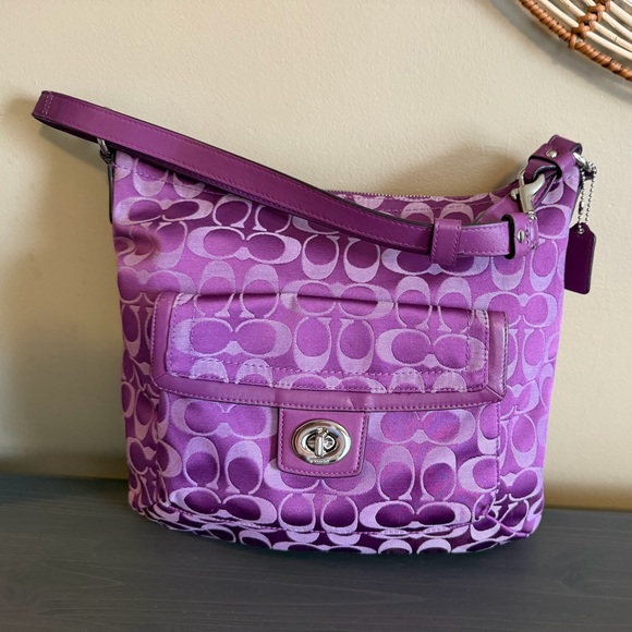 Coach Penelope Signature Sateen Convertible Shoulder Bag - Picture 2 of 12